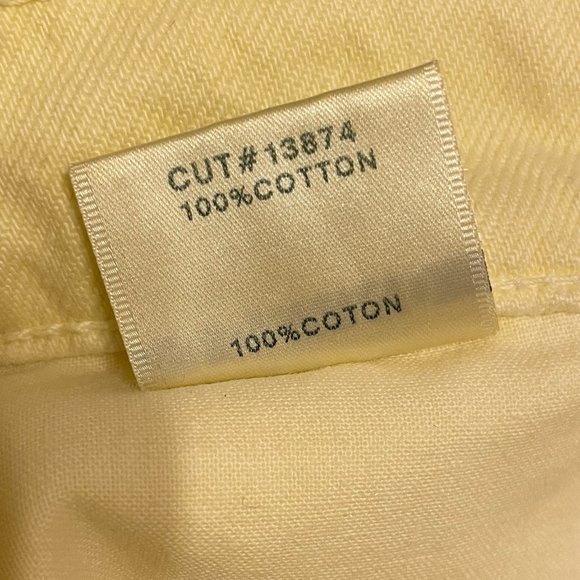 NWT J Brand Yellow Light Wash Sadey Slim Jeans - Picture 5 of 9